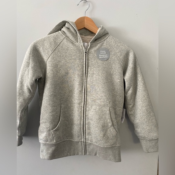 Gap Kids Cozy Lined Sherpa Hooded Jacket - Picture 1 of 4